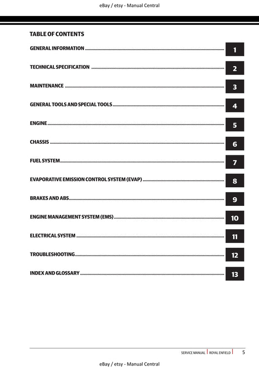 Royal Enfield - Continental GT 650 Twin - Interceptor 650 Twin - Workshop Service Repair Manual - 2018 Edition