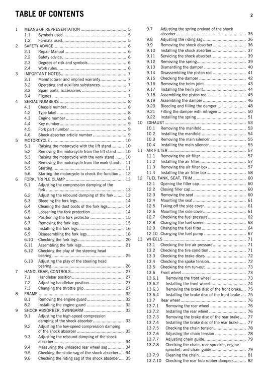 KTM 2015 - 690 Enduro R - Service Workshop Repair Manual