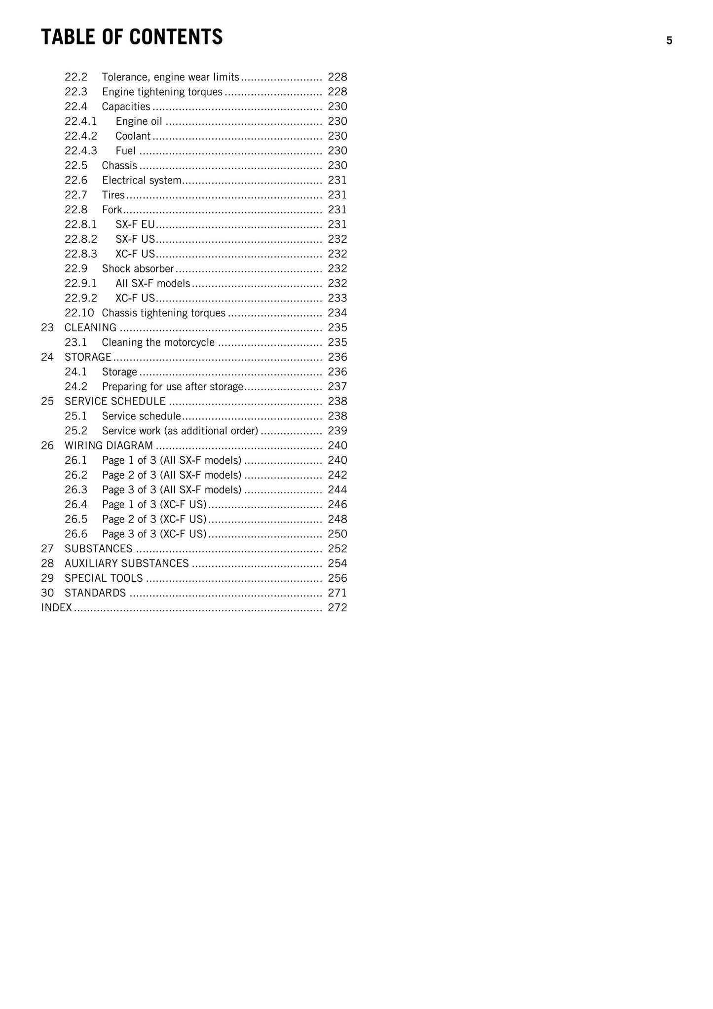 KTM 2015 - 350 SX-F XC-F - Service Workshop Repair Manual
