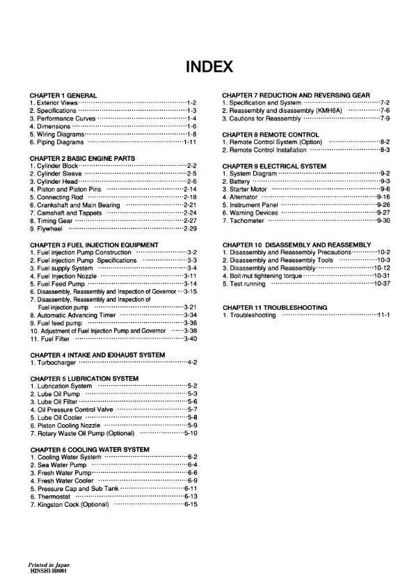 Yanmar 6LYA-UTE STE Service Workshop Repair Manual