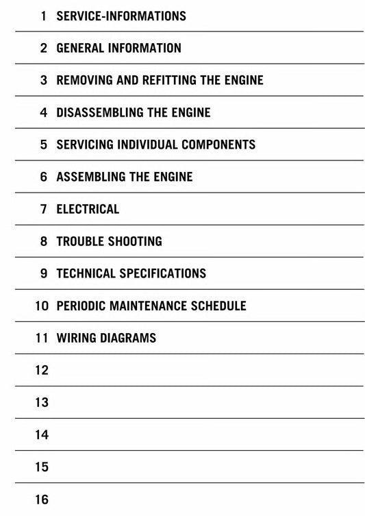KTM 2004 to 2012 - 85 105 sx xc - Workshop Service Repair Manual