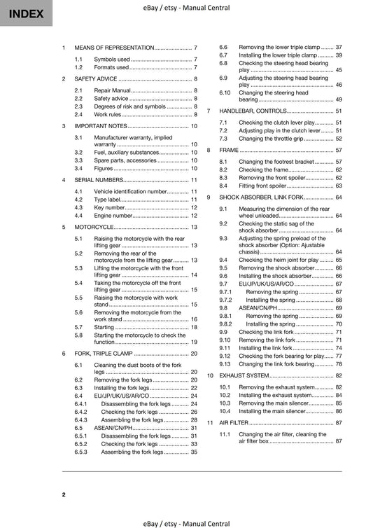 Husqvarna 2023 - Svartpilen 401 - Service Workshop Repair Manual