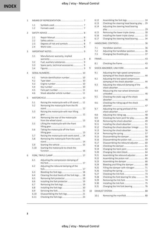 GasGas 2023 - SM 700 EU Edition - Service Workshop Repair Manual