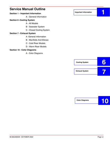 Mercury Mercruiser Service Manual 37- Marine Engines Dry Joints
