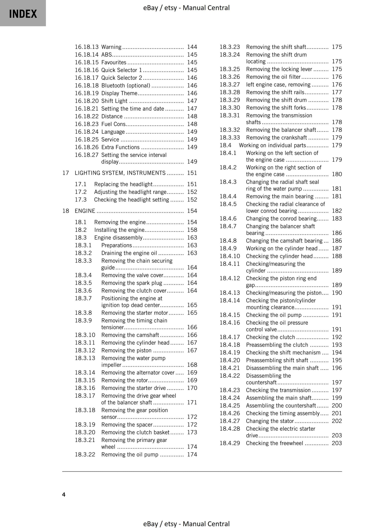 KTM 2023 - RC 125 GP - Service Workshop Repair Manual