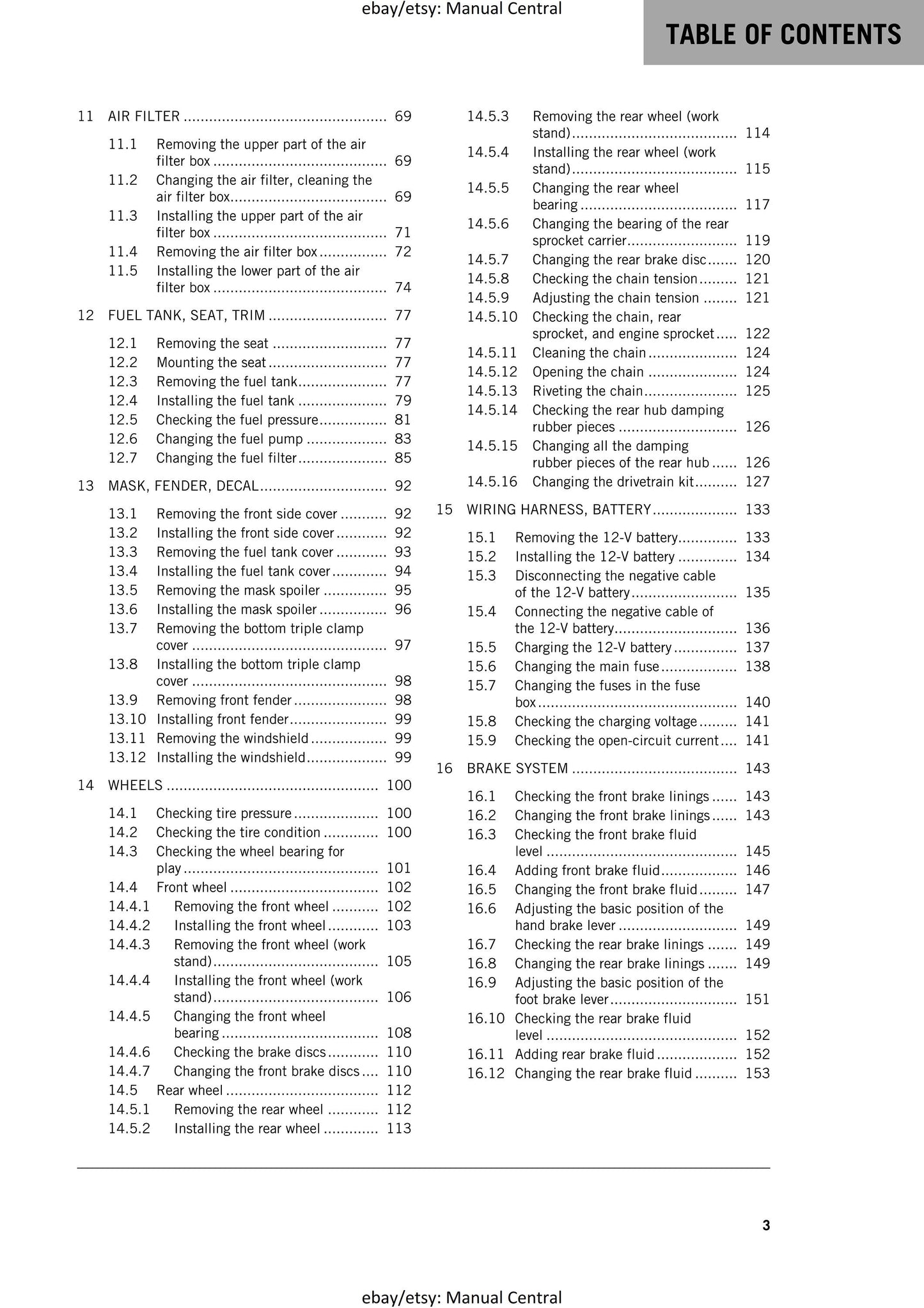 KTM 2018 - 1090 ADVENTURE - Service Workshop Repair Manual