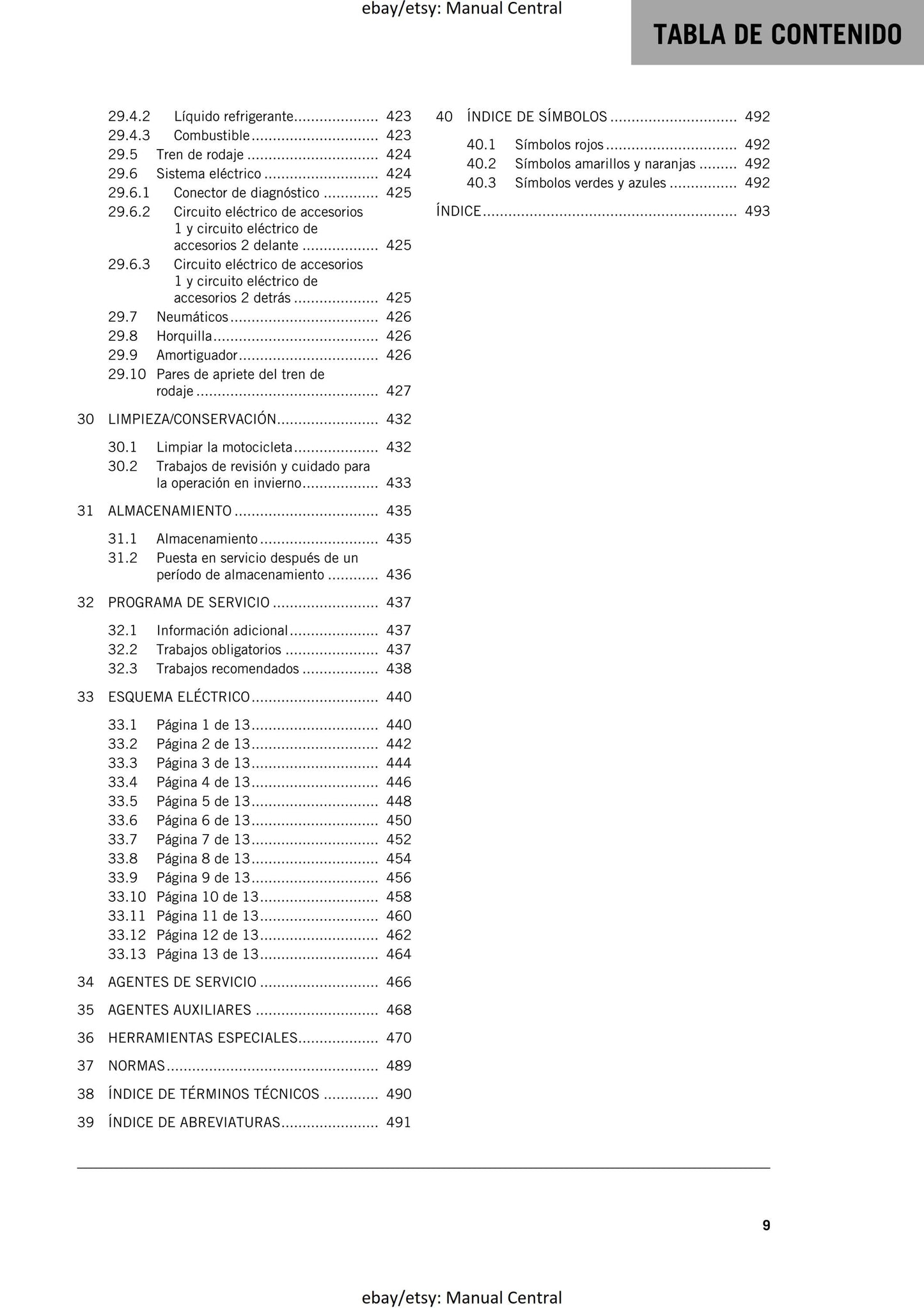 Spanish Language - KTM 2021 -1290 Super Adventure S - Manual de Reparacion