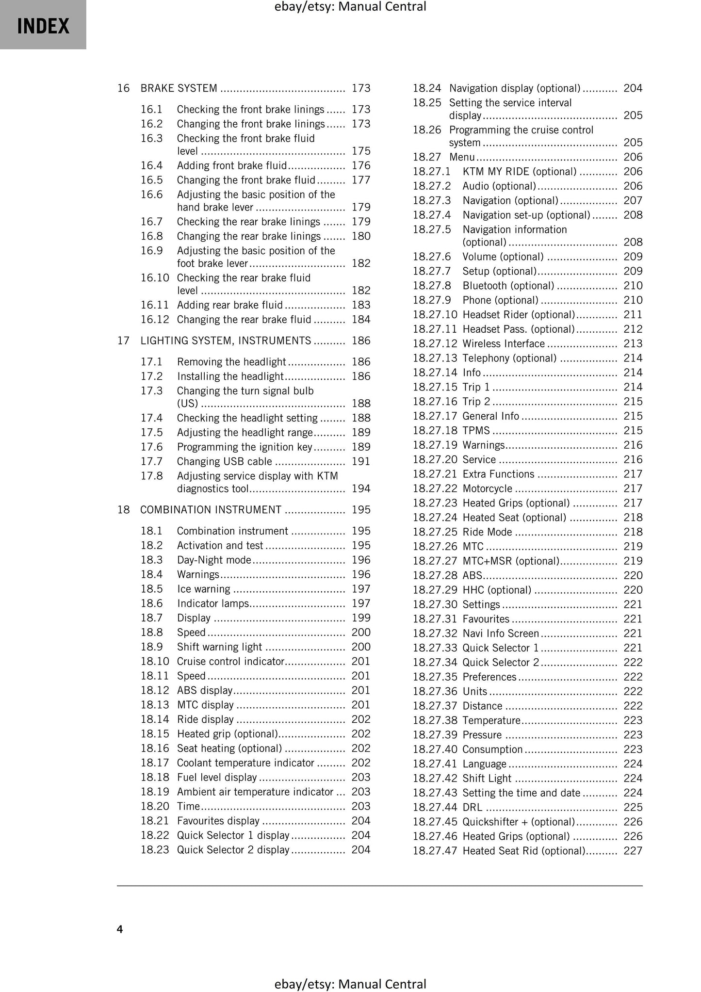 PDF - KTM 2020 - 1290 Super Adventure R - Service Workshop Repair Manual