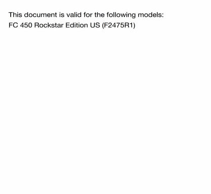 Husqvarna 2018 - FC 450 Rockstar Edition - Workshop Service Repair Manual