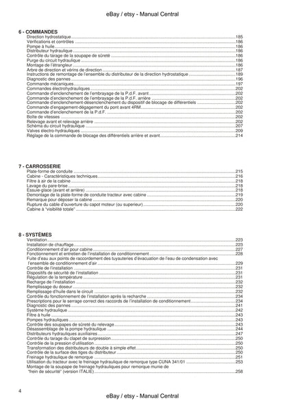 French Language - Agroplus 60 70 80 - Manuel D'Atelier