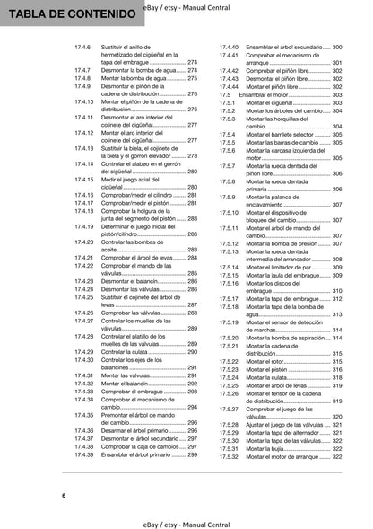 Spanish Language - Husqvarna 2020 - FC FX 450  - Manual de Reparacion