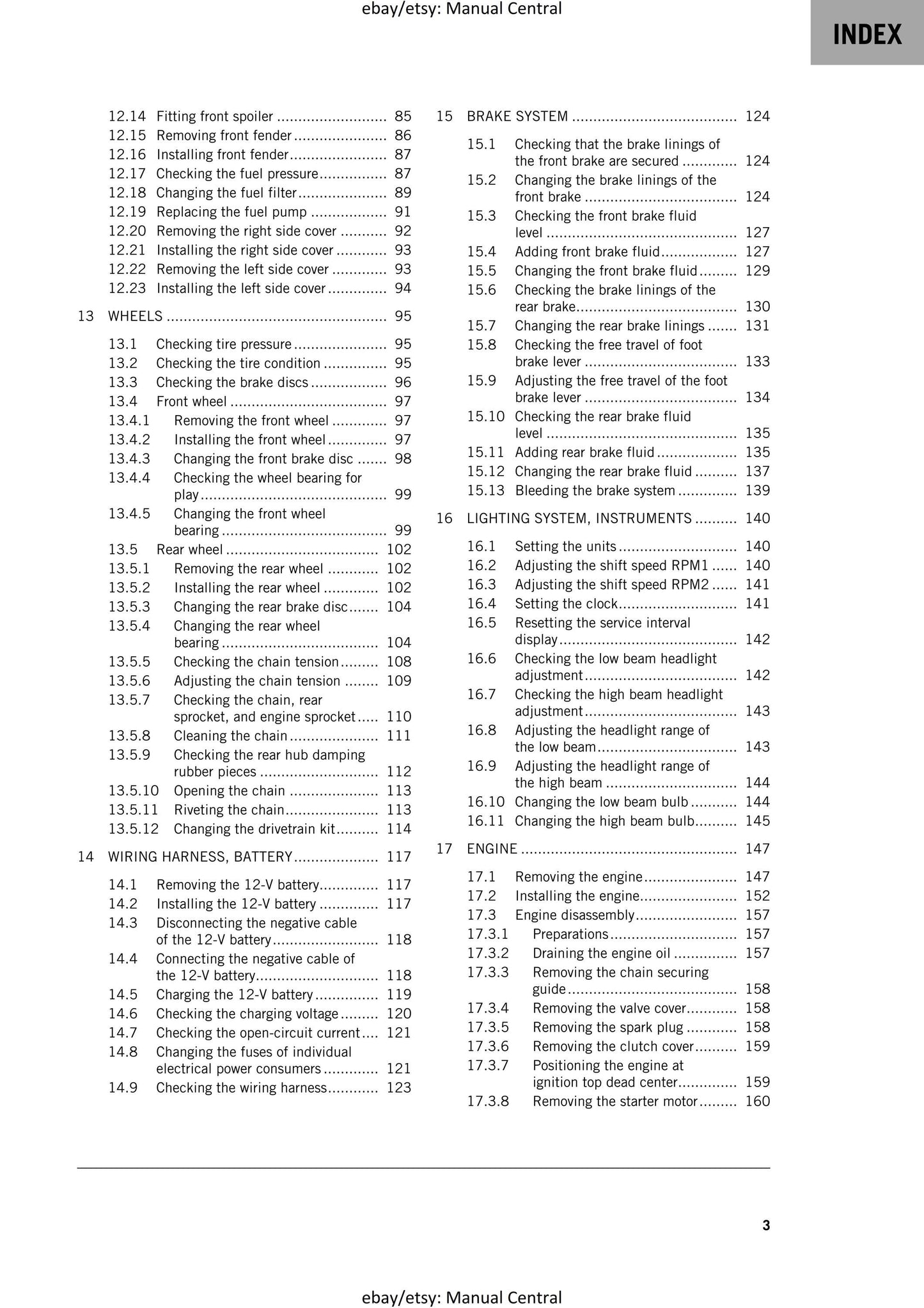 KTM 2021 - RC 200 - Service Workshop Repair Manual