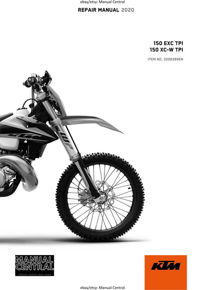 KTM 2020 - 150 Exc Xc-w Tpi - Service Workshop Repair Manual