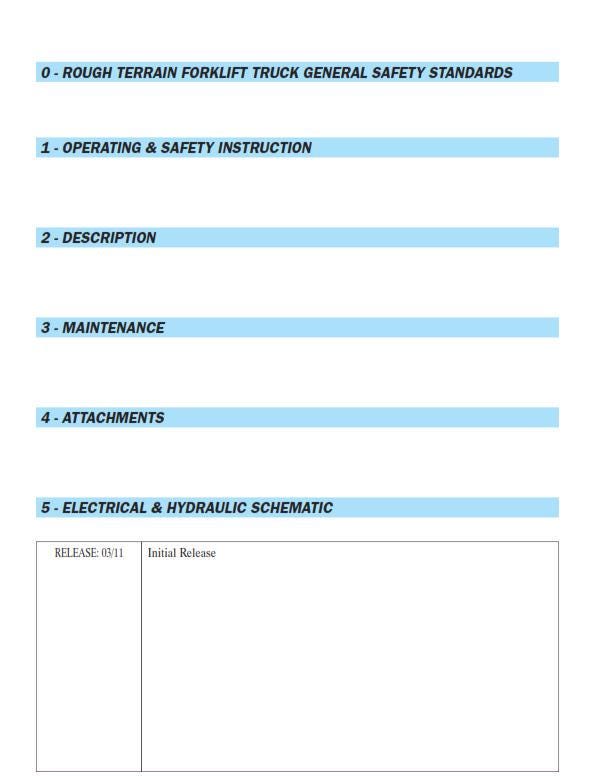Manitou Operator Manual - MLT625-5 H S1-E3