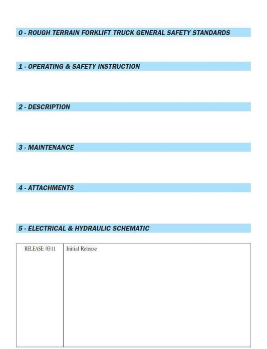 Manitou Operator Manual - MLT625-5 H S1-E3