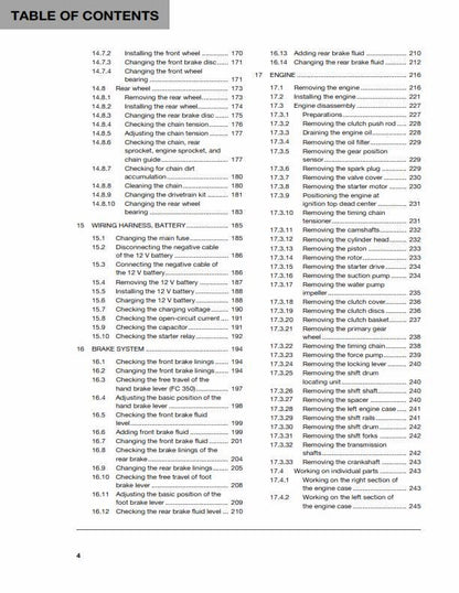 Husqvarna 2019 - FC FX 350 - Workshop Service Repair Manual