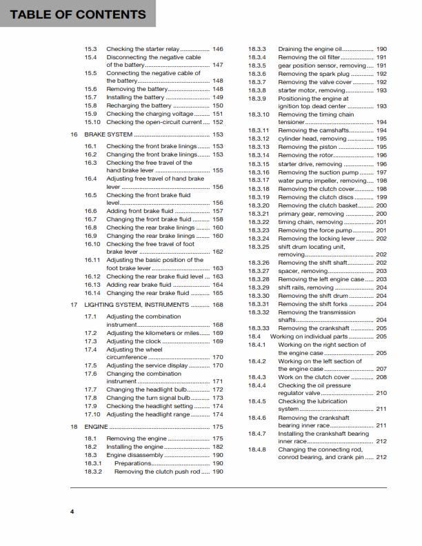 Husqvarna 2017 - FE 250 - Service Workshop Repair Manual