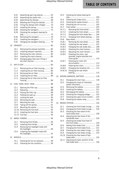 KTM 2017 - Freeride 250 R - Service Workshop Repair Manual