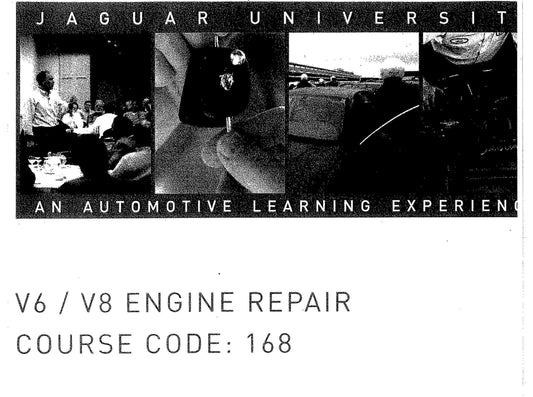 Jaguar Aj V6 V8 Engine - Service Repair Workshop Manual - 1998 Edition