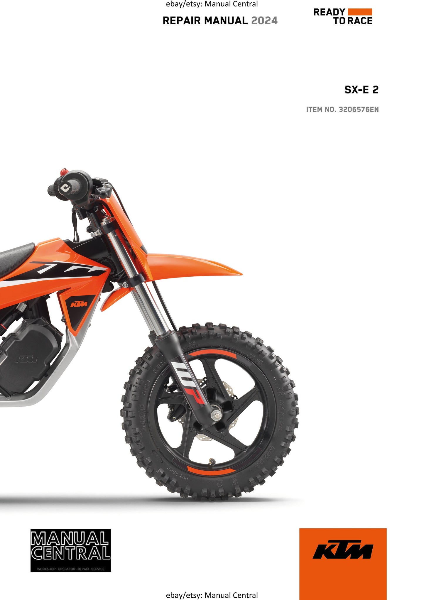 KTM 2024 - Sx-e 2 - Service Workshop Repair Manual