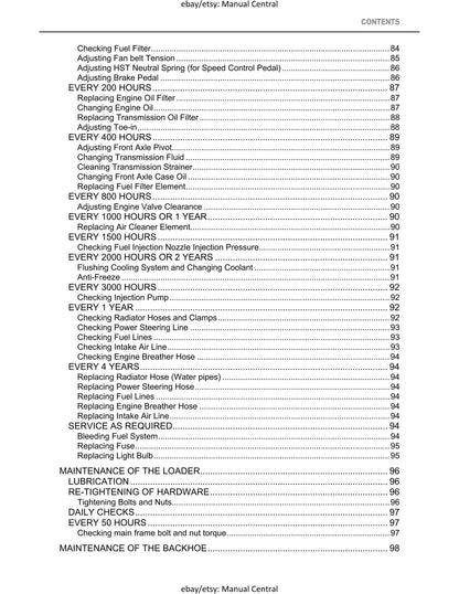 Kubota Tractor - Operator Manual - BX25DLB LA240A BT602