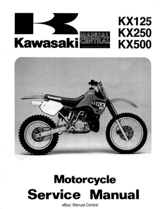 Kawasaki 1990 to 2004 - KX125 KX250 KX500 - Workshop Service Repair Manual