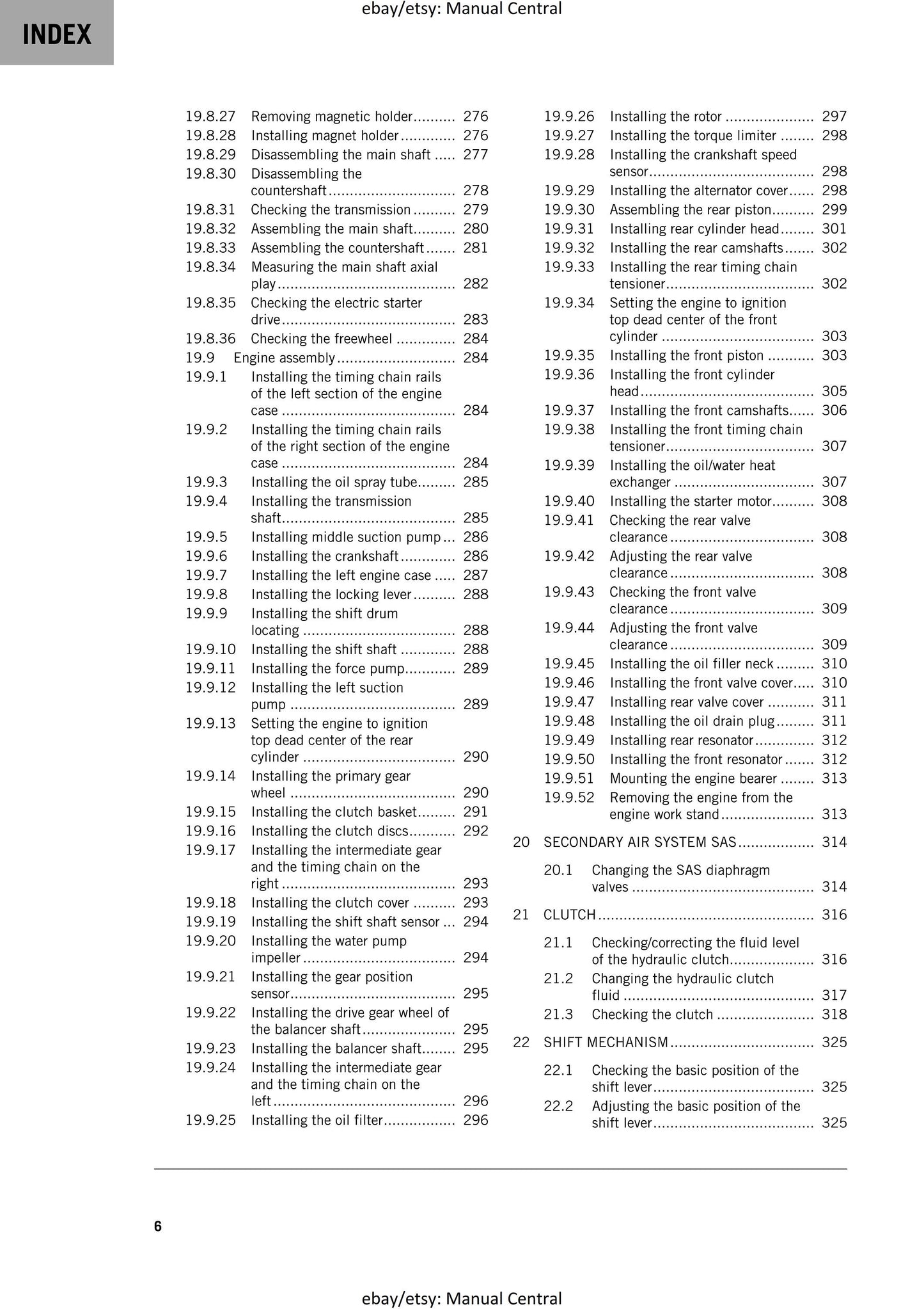 KTM 2020 - 1290 Super Adventure S - Service Workshop Repair Manual