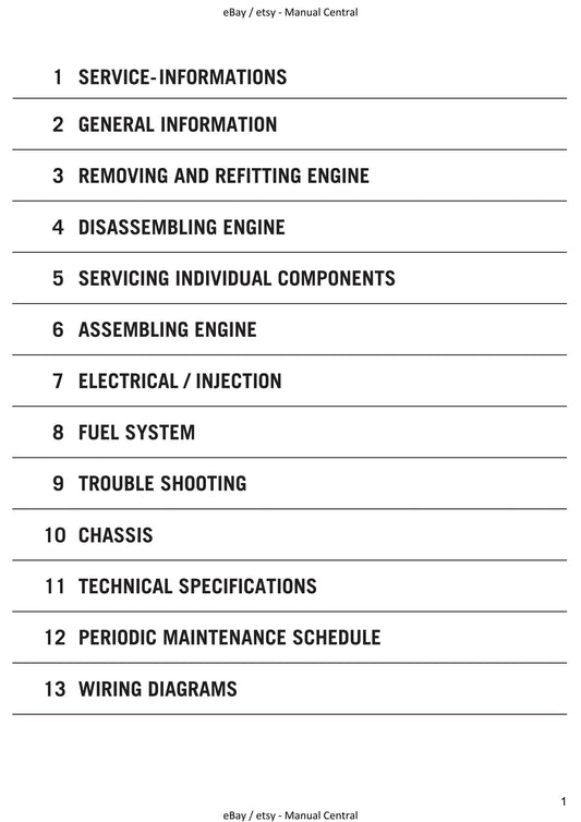 KTM 2003 to 2005 - 950 Adventure 990 Super Duke - Engine Service Workshop Repair Manual