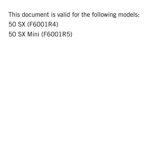 KTM 2018 - 50 Sx Mini - Service Workshop Repair Manual