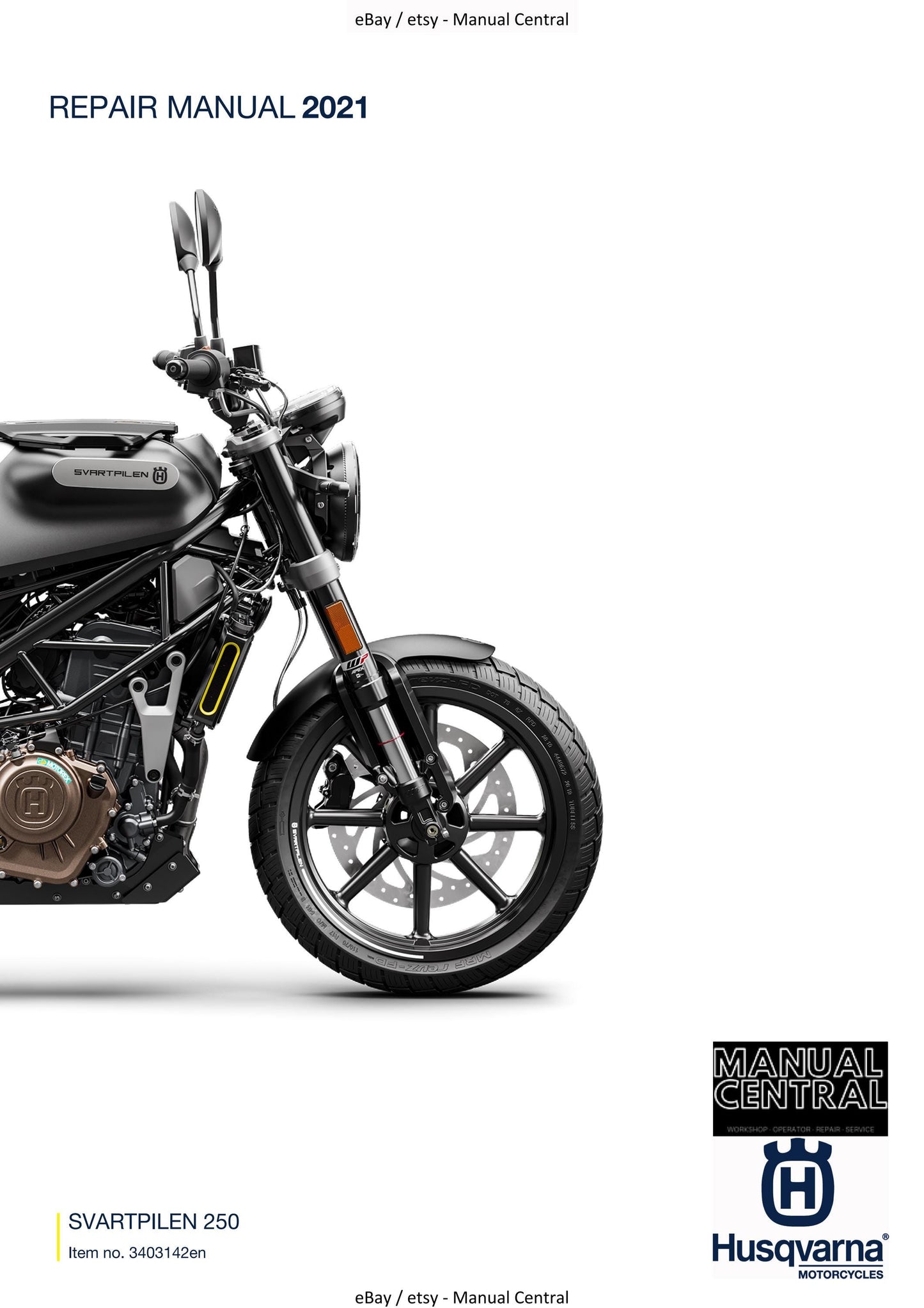 Husqvarna 2021 - Svartpilen 250 - Workshop Service Repair Manual