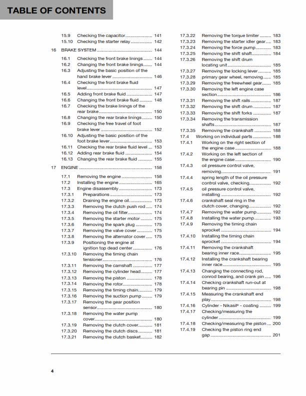 Husqvarna 2017 - FS 450 - Service Workshop Repair Manual