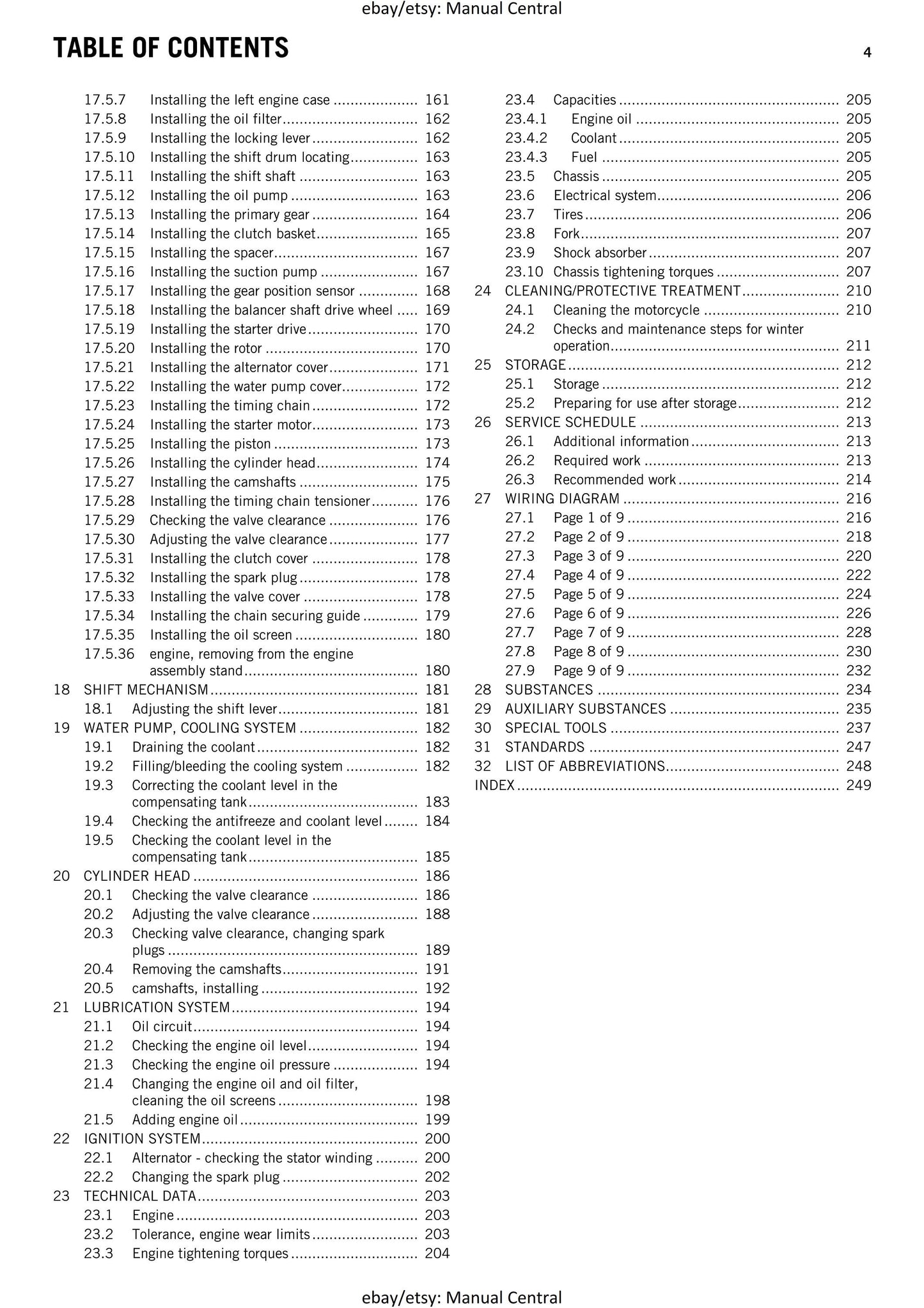 KTM 2015 - RC 390 - Service Workshop Repair Manual