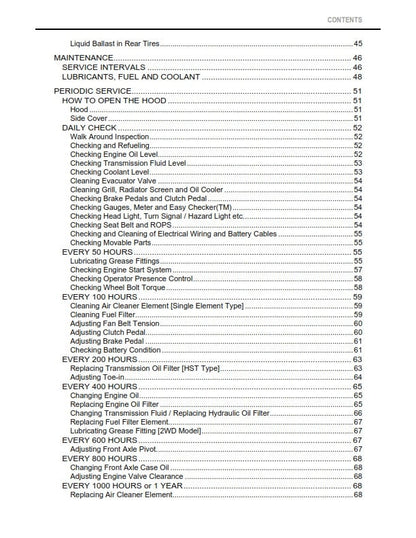 Kubota Tractor - L2501 - Operator Manual
