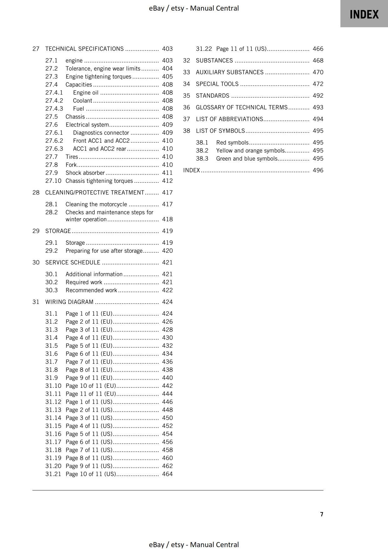 KTM 2022 - 890 Adventure  R - Service Workshop Repair Manual