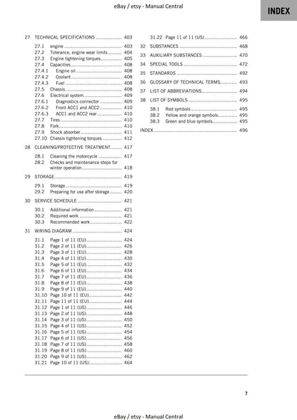 KTM 2022 - 890 Adventure  R - Service Workshop Repair Manual