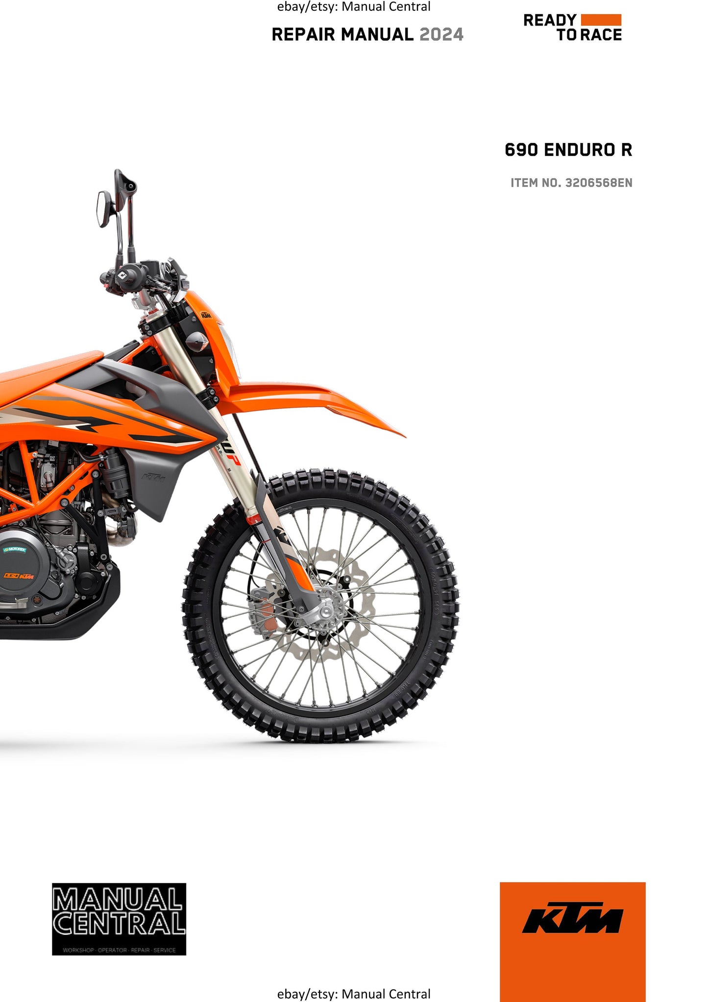 KTM 2024 - 690 Enduro R US - Service Workshop Repair Manual