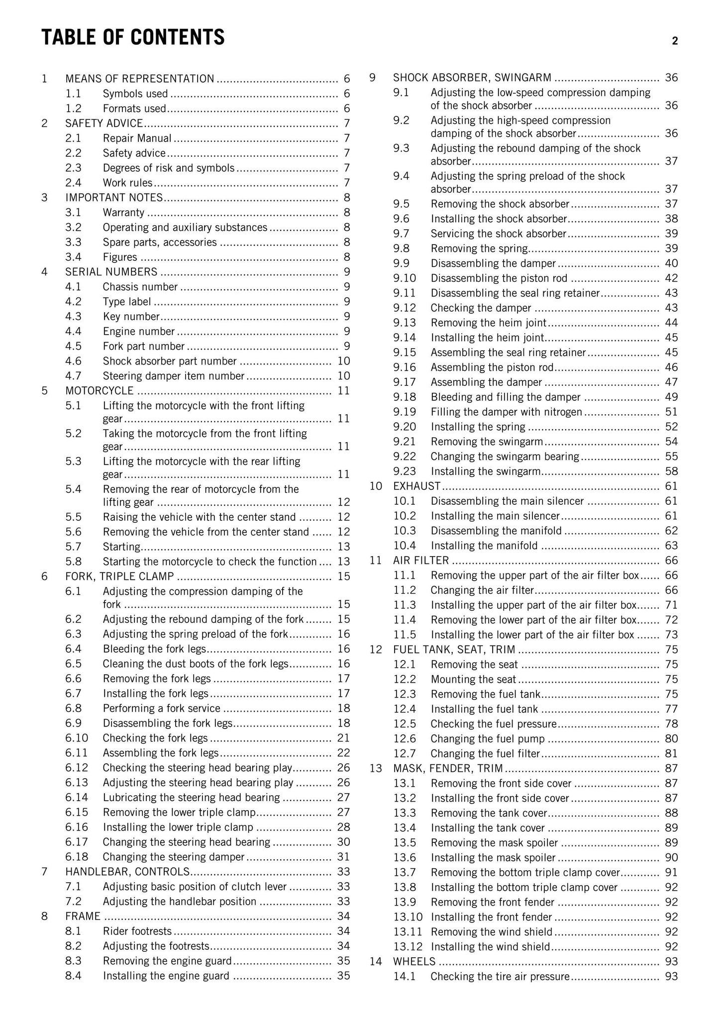 KTM 2013 - 1190 Adventure R - Workshop Service Repair Manuals