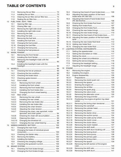 Husqvarna 2014 - Fe 350 EU AU US - Service Workshop Repair Manual