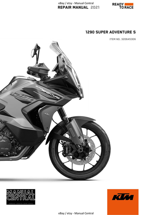KTM 2021 - 1290 Super Adventure S - Service Workshop Repair Manual