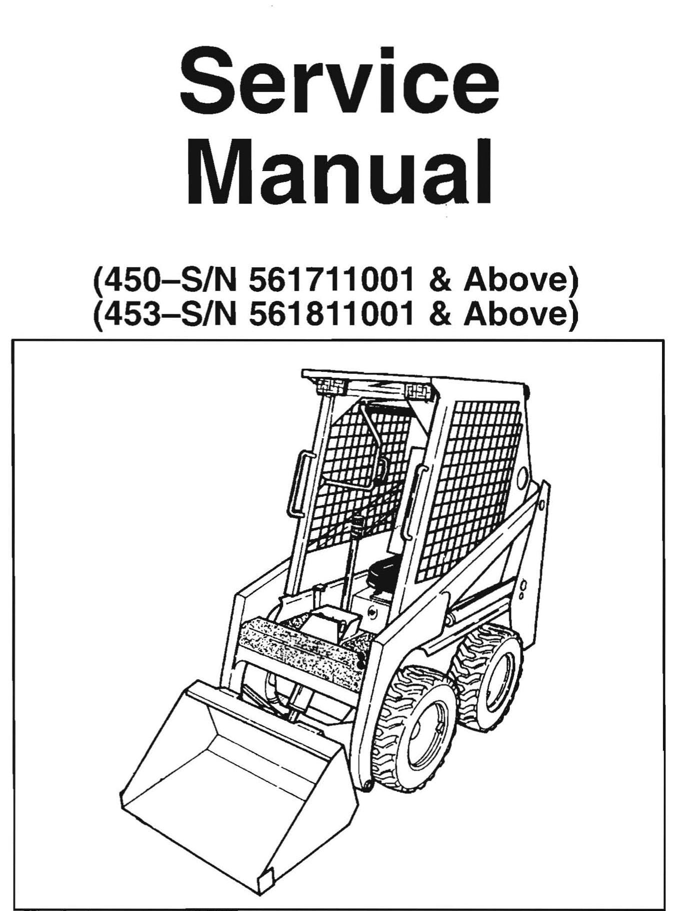Bobcat - 450 453 - Service Workshop Repair Manual