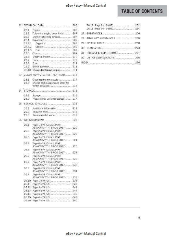 KTM 2016 - 390 DUKE - Service Workshop Repair Manual