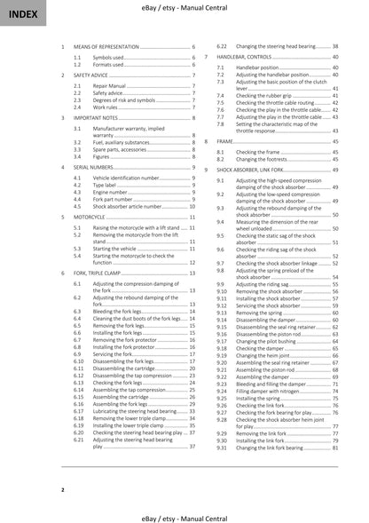 GasGas 2023 - EC 250 300 - Service Workshop Repair Manual