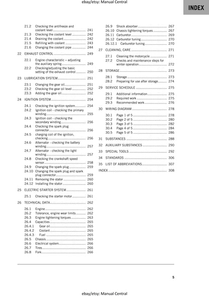 KTM 2020 - 300 Exc - Service Workshop Repair Manual