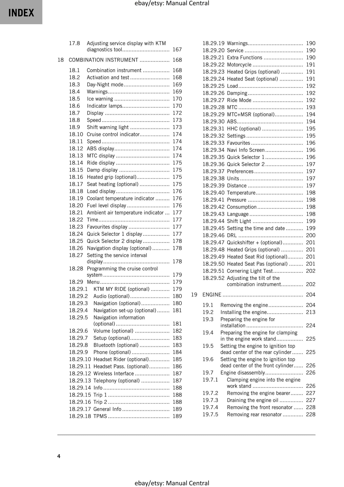 KTM 2020 - 1290 Super Adventure S - Service Workshop Repair Manual