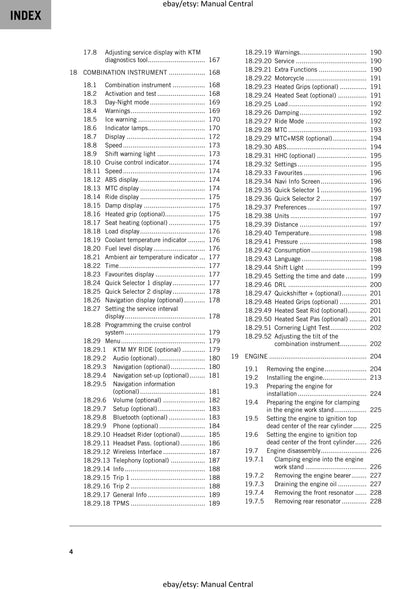 KTM 2020 - 1290 Super Adventure S - Service Workshop Repair Manual