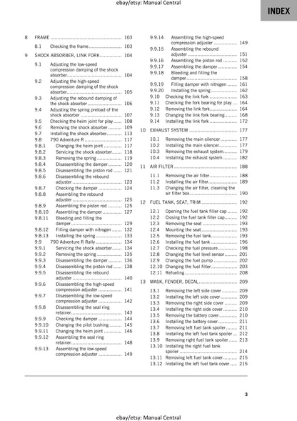 KTM 2020 - 790 Adventure R Rally - Service Workshop Repair Manual