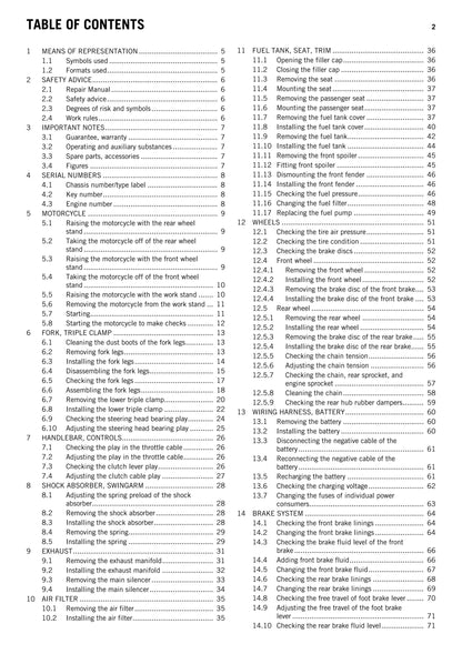 KTM 2011 - 125 Duke EU DE - Service Workshop Repair Manual