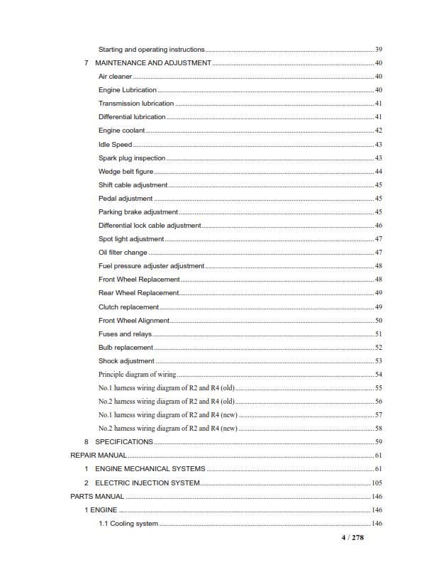 Joyner Renegade R2 R4 JNSZ800UV Owners Parts Service Workshop Repair Manual