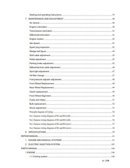 Joyner Renegade R2 R4 JNSZ800UV Owners Parts Service Workshop Repair Manual