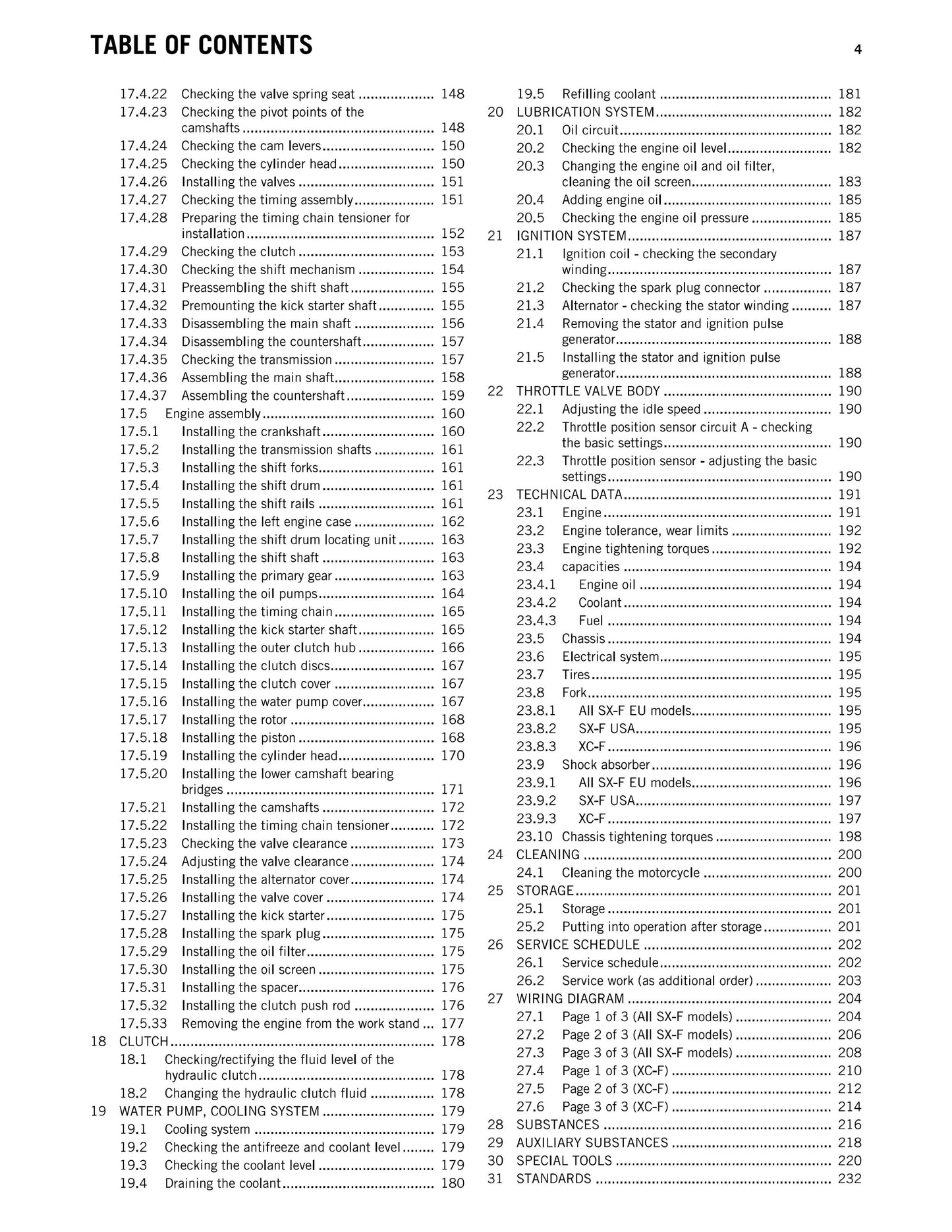 KTM 2011 - 250 Sx-f Musquin Replica Xc-f - Service Workshop Repair Manual